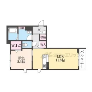 シャーメゾン境谷【203号室】の間取り