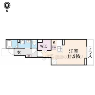 メゾンド・ボヌール【102号室】の間取り