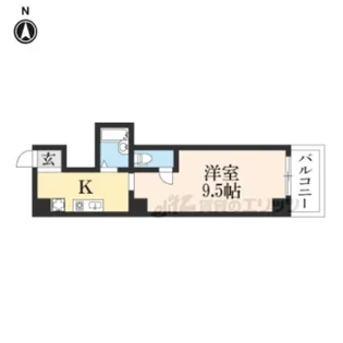 オークリッチ飛鳥【203号室】の間取り