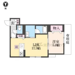 シャーメゾンハピネス参番館【103号室】の間取り