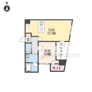 グーズベリー【7階】の間取り