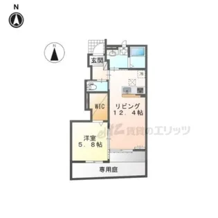 シエル グラン【1階】の間取り