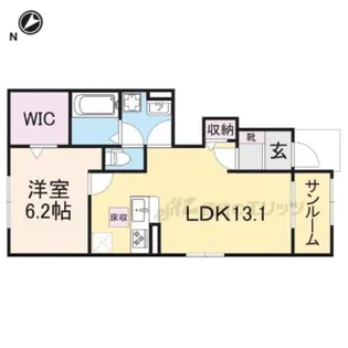 ボヌールⅠ【1階】の間取り