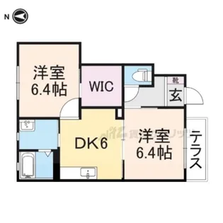 アンジェロAB【1階】の間取り