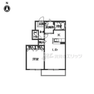アンジェロAB【1階】の間取り
