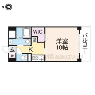 アイリスハイツ8号館【4階】の間取り