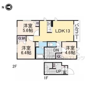 ラ・フェリシア【2階】の間取り