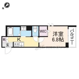 シャーメゾン忠 彦根【301号室】の間取り