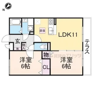 グランフォーレ【1階】の間取り