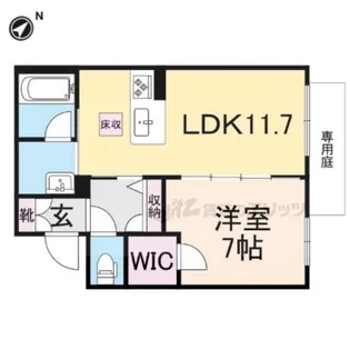 ボヌール メゾン【1階】の間取り