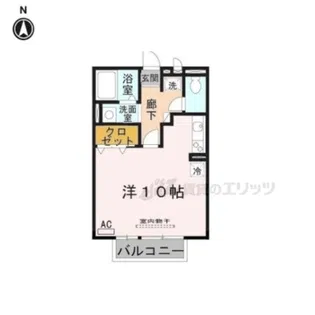 サンリーフ【202号室】の間取り