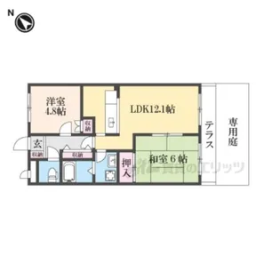 TМコーポ【1階】の間取り