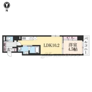ロイヤルレジェンド西大津弐番館【703号室】の間取り