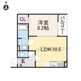 アート枚方宮之阪【3階】の間取り