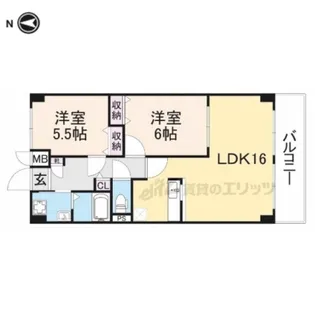 ハイツイデアル【603号室】の間取り