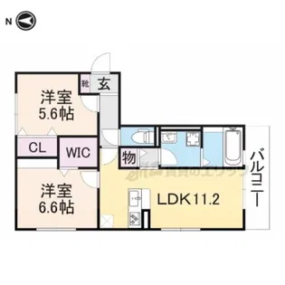 ピア シャルム【2階】の間取り