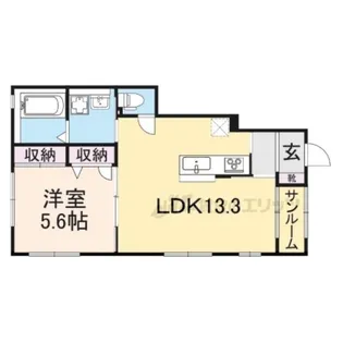 SeaSky Land【1階】の間取り