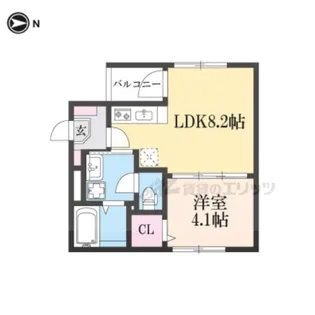 エクセルシア6番館【102号室】の間取り