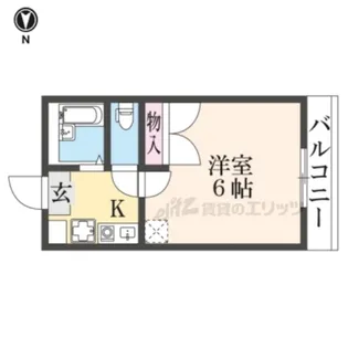 レオパレスウェストコート【2階】の間取り