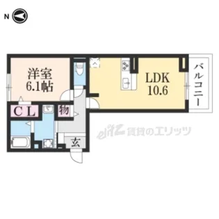 「ジラソーレ」【3階】の間取り