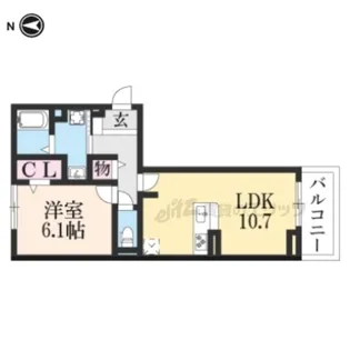 「ジラソーレ」【2階】の間取り