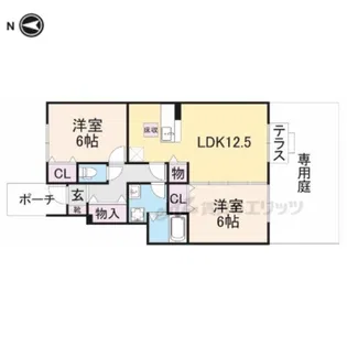 サンモール富堂?【1階】の間取り