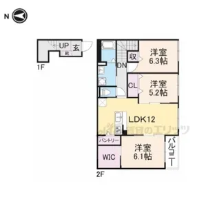 ベル オーブ【201号室】の間取り