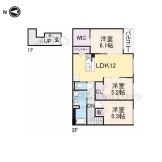 ベル オーブ【202号室】の間取り