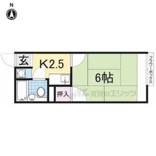 クレール神宮前【1階】の間取り