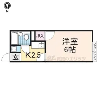 クレール神宮前【1階】の間取り