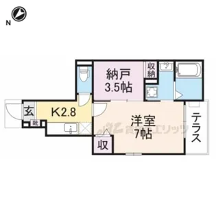 ベルメゾン【106号室】の間取り