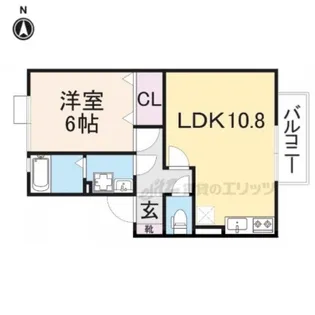 コロ・ポックル【2階】の間取り