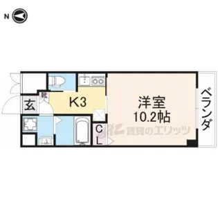 メゾンフォレ【2階】の間取り