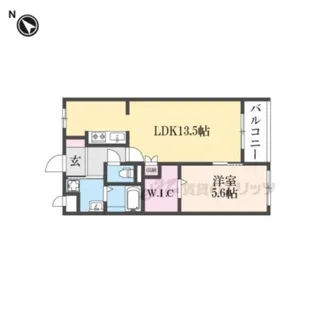 MaisonChateau・Mako【1階】の間取り