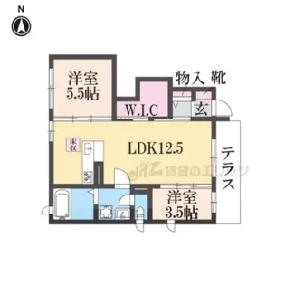 パル・クレセオ?【101号室】の間取り