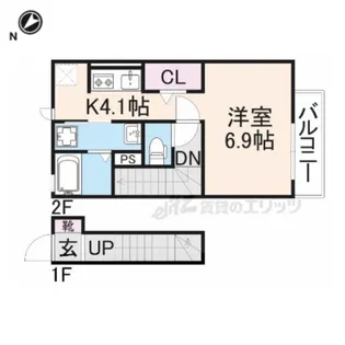 Berqonte【202号室】の間取り