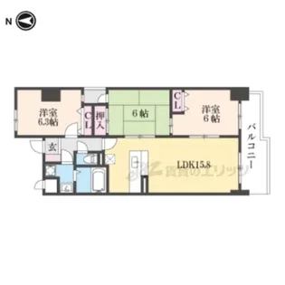 SOUTH GATE【2階】の間取り