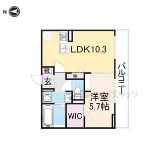 ソレイユ ルヴァン【1階】の間取り