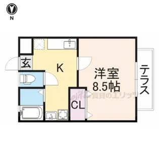 フリーデンヒュッテ【205号室】の間取り