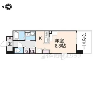 フェリス【508号室】の間取り