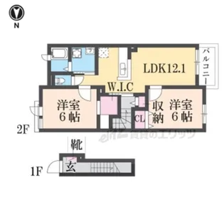 イル ディーヴォⅤ【2階】の間取り