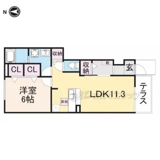 セブン リッチ【1階】の間取り