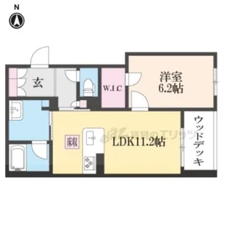 ShaMaison Serdina【1階】の間取り