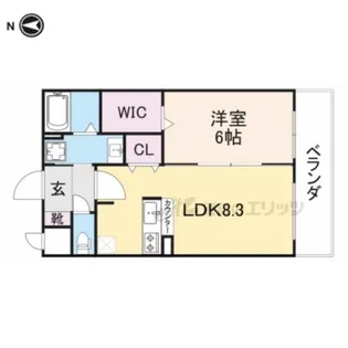 プライムガーデン?・?【1階】の間取り