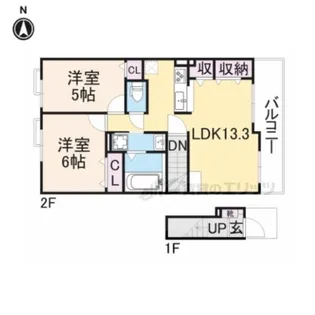 ブローテ?【2階】の間取り