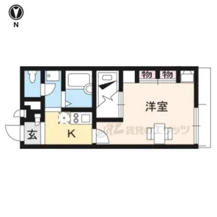1Kの間取り画像