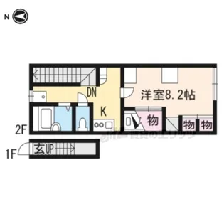 レオパレスTukasa【203号室】の間取り