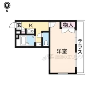 レオパレス関屋 【101号室】の間取り