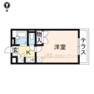 レオパレス関屋 【102号室】の間取り