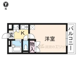 レオパレス関屋 【303号室】の間取り